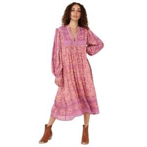 Spell & The Gypsy Collective Folk Song Floral Blossom Boho Long Sleeve Dress